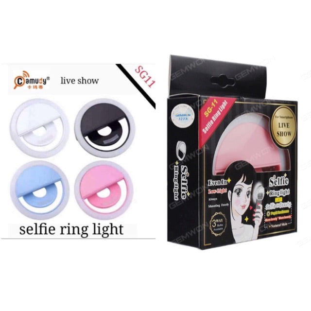 SELFIE SG-11 RING Light for Smart Phone SELFIE SG-11 RING Light for Smart Phone